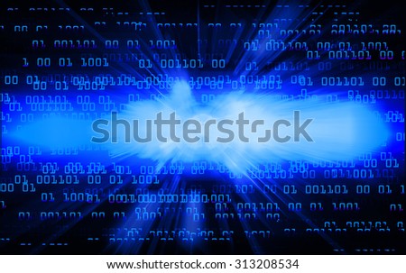 dark blue color Light Abstract Technology background for computer graphic website internet and business. circuit. illustration. digital. infographics.binary code background. one zero. motion move blur