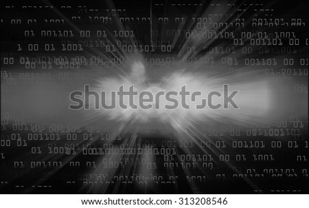 dark black color Light Abstract Technology background for computer graphic website internet business. circuit. illustration. digital. infographics.binary code background. one zero. motion move blur