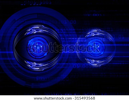 Dark blue color Light Abstract Technology background for computer graphic website internet and business. circuit. illustration. infographics. motion move blur.neon. pixel. eye.