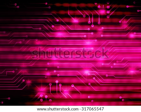Dark pink color Light Abstract Technology background for computer graphic website internet and business. circuit. illustration. infographics. motion move blur.neon. pixel.