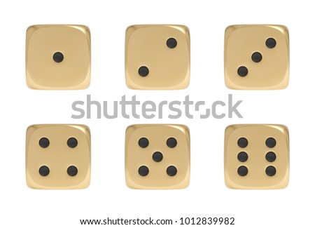 Similar – Image, Stock Photo 9 game dice with the result 30