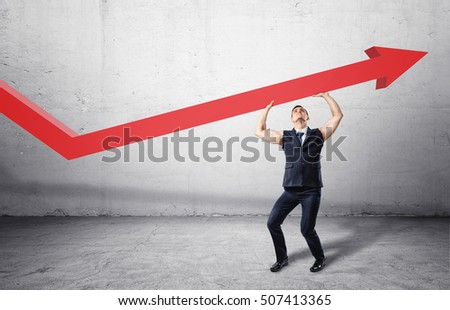 Similar – Image, Stock Photo Direction sign without content, Where to ?, traffic sign shows a direction without indication what is there