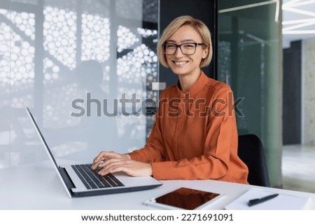 Similar – Image, Stock Photo Junge blonde Frau sitzt auf der Treppe im urbanen Raum