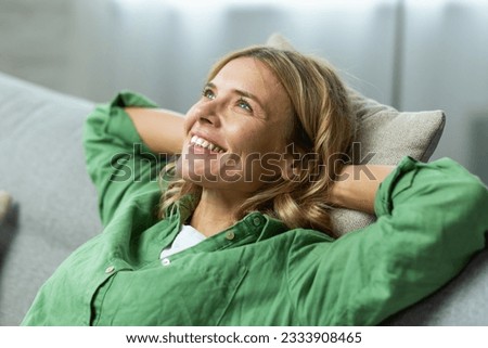 Similar – Image, Stock Photo attractive mature woman , spain