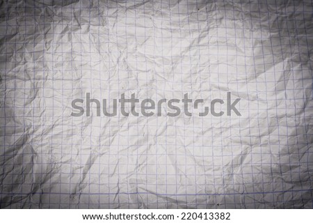 graph paper texture or background with black vignette borders