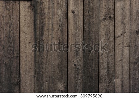 old dark wooden wall