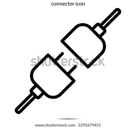 connector icon vector illustration graphic on background