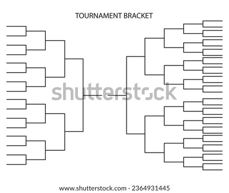 Tournament bracket templates stock illustration Vector illustration