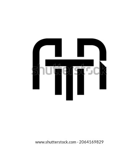 letter ATR monogram logo identity. Initial ART logo for brand identity.