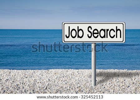 Looking for work for outdoor activities. Job search concept image with copy space