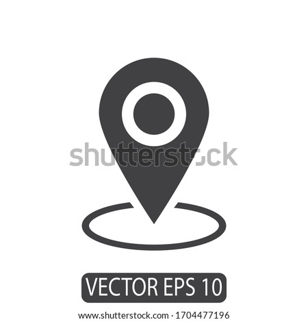 map pin location icon design vector eps 10 