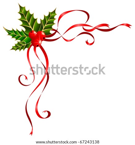 Christmas Ribbons Decorated Stock Photo 67243138 : Shutterstock