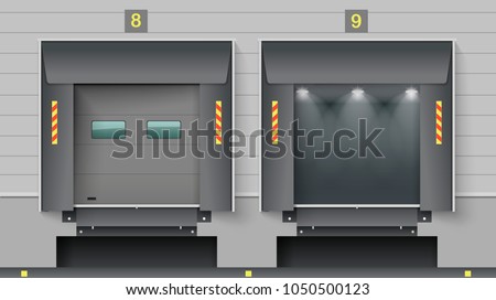 Similar – Foto Bild Laderampe für Lastwagen