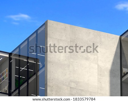 Similar – Image, Stock Photo wall of the building with blue panels