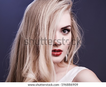 Beautiful blonde long hair