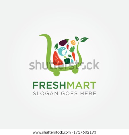 Fresh Nature Leaf Mart Logo