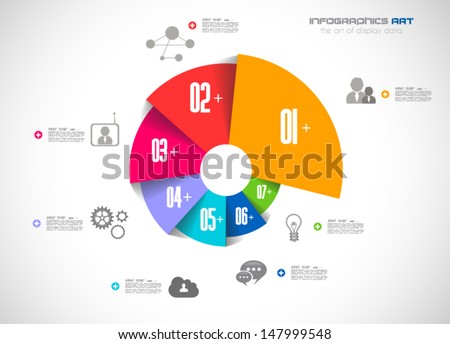 Infographics concept background to display your data in a stylish way. Clean detailaed design for stats, ranking and classifications.