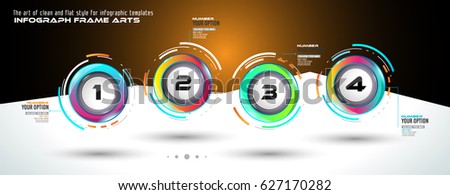 Infograph template with multiple choices and a lot of infographic design elements and mockups. Ranking elements to display product comparison, business plans and so on.