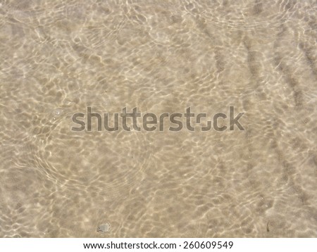 Transparent sea water texture pattern