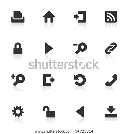 16 classic website icons. More sets in this series in my portfolio.