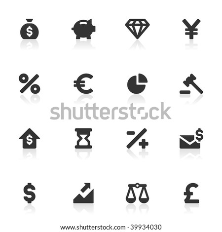 16 business and economy icons for you site or software.