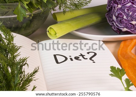 Diet diary - keep a record of what you eat in a journal