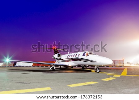 Small private jet
