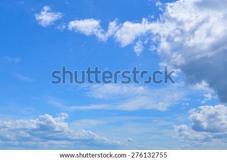 Blue sky and cloud with day light