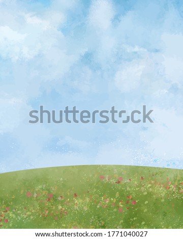 Image, Stock Photo green spot hillock