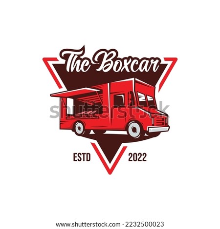 Modern Food Truck Logo Design