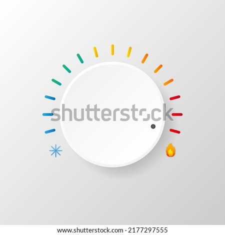 Hot and cold temperature icon. Sun and snowflake.