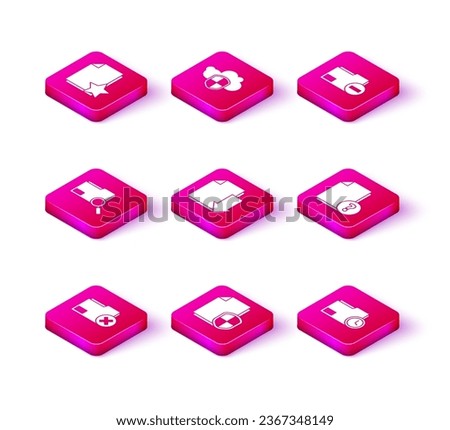 Set Delete folder, Document protection concept, Search with, download, clock, Unknown document, minus and Cloud and shield icon. Vector