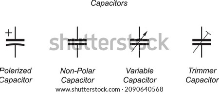 Electronic Capacitors, Polarized, Non-Polar, Variable and Trimmer for Circuit Design
