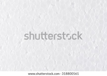 Foam white background.