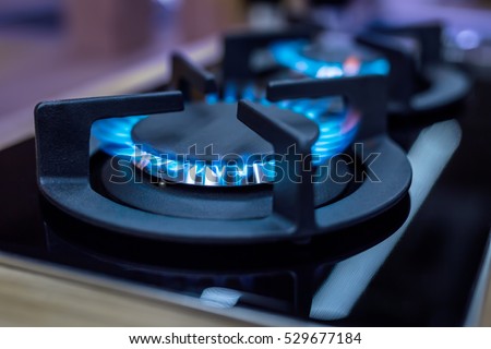 Similar – Image, Stock Photo Stove heating Blaze Fire