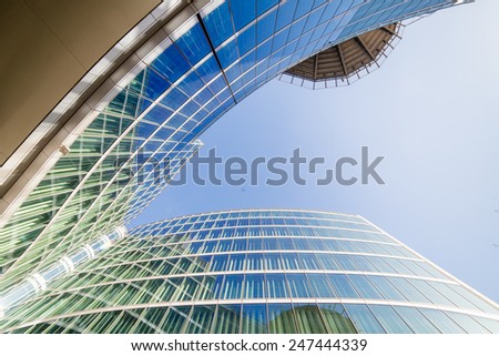 MILAN, ITALY- January 25, 2015: The new headquarter skyscraper of the Lombardy Region, in Milan.