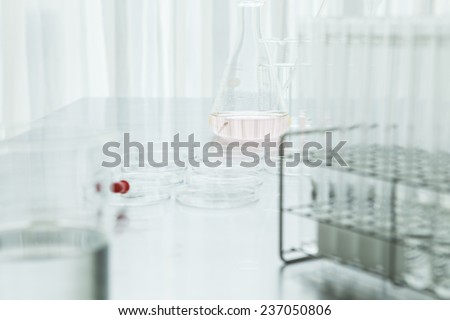 The scene of the laboratory