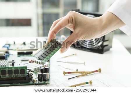 Developers who are repairing the PC parts