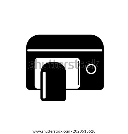 Hand Dryer Icon Vector Illustration Cleaning and Drying Concept