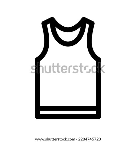 Tank Top icon. Vector isolated illustration