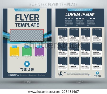 free product flyer templates