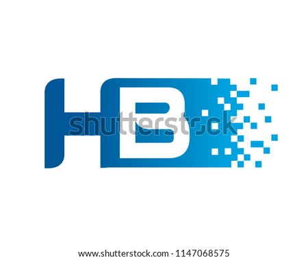 Letter HB Logo Template Design Vector, Emblem, Concept Design, Creative Symbol, Icon
