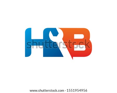 HB Letter logo or symbol template design