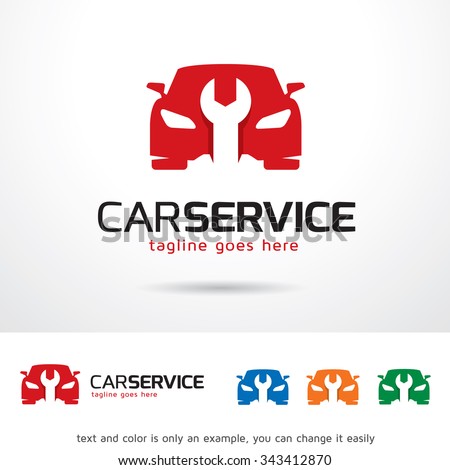 Car Service Logo Template Design Vector