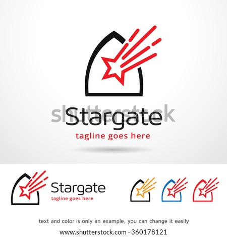 Stargate Logo Template Design Vector