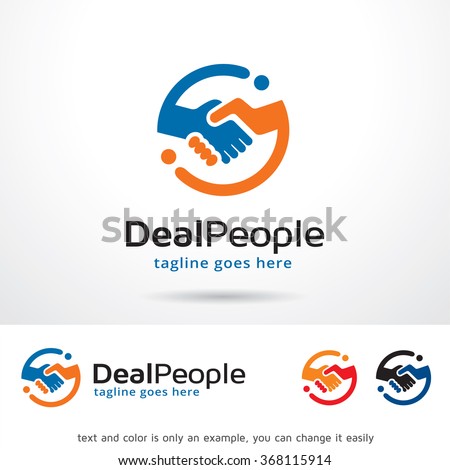 Deal People Logo Template Design Vector