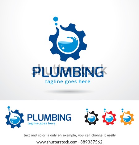 Plumbing Logo Template Design Vector 