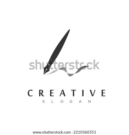 pen logo, icon, symbol design