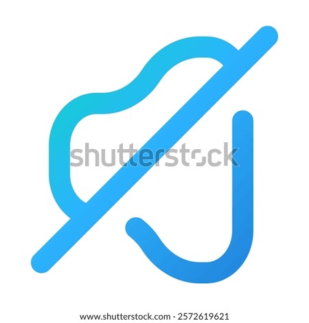 volume slash icon vector illustration style