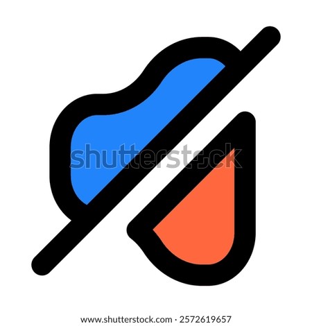 volume slash icon vector illustration style